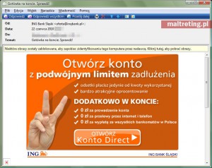 widoczna na obrazku ręka jest zapewne ręką chłopaka z marketingu ING, święcącego kolejny triumf nad naiwnym klientem