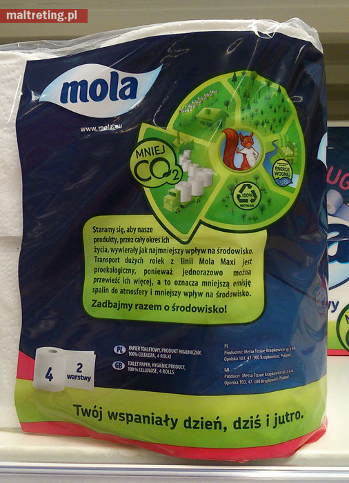 Jak widać, papier Mola to nie tylko ochrona środowiska, to także gwarancja udanego dnia.