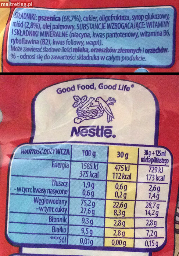 Pisząc "Good Food, Good Life", Nestle najwyraźniej myśli przede wszystkim o Dolce Vita i traktuje sprawę dosłownie.