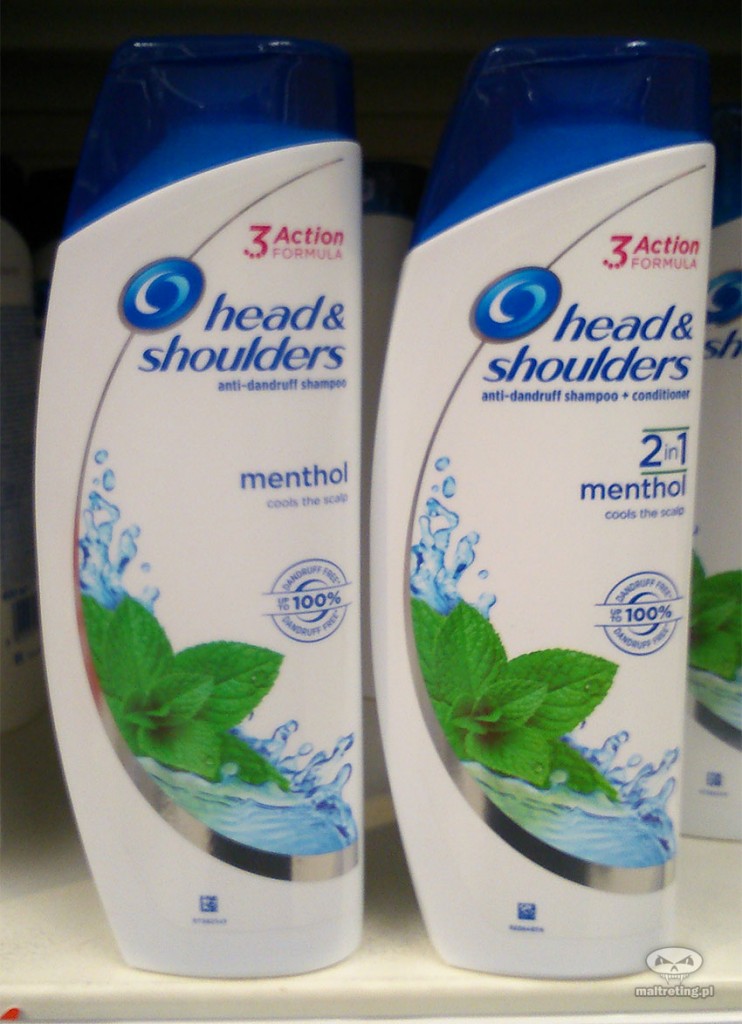 Wirtuozeria Head & Shoulders: butelka po lewej jest 10% mniejsza, niż ta po prawej.